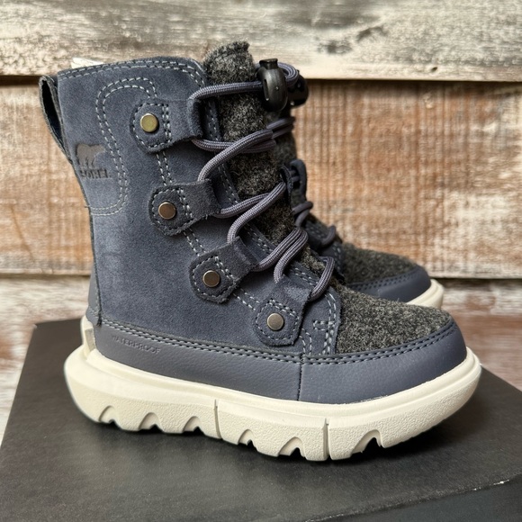🌲NEW🌲 Sorel Children’s Explorer Lace - Picture 1 of 10